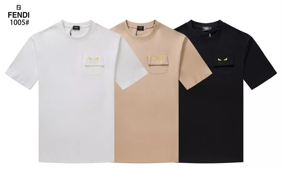 fendi t-shirt manches courtes pour unisexe s_12771712